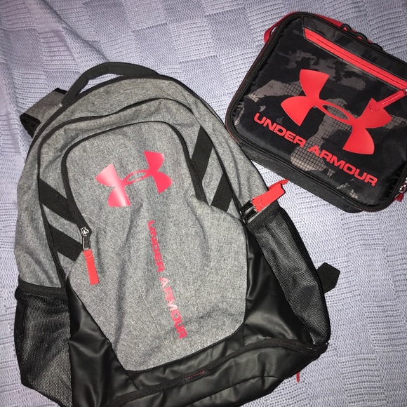 under armour lunch box red